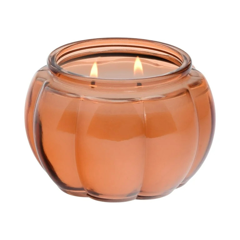 Better Homes & Gardens Pumpkin Snickerdoodle Swirl Scented 2-Wick Pumpkin Jar Candle 13.8oz | Walmart (US)