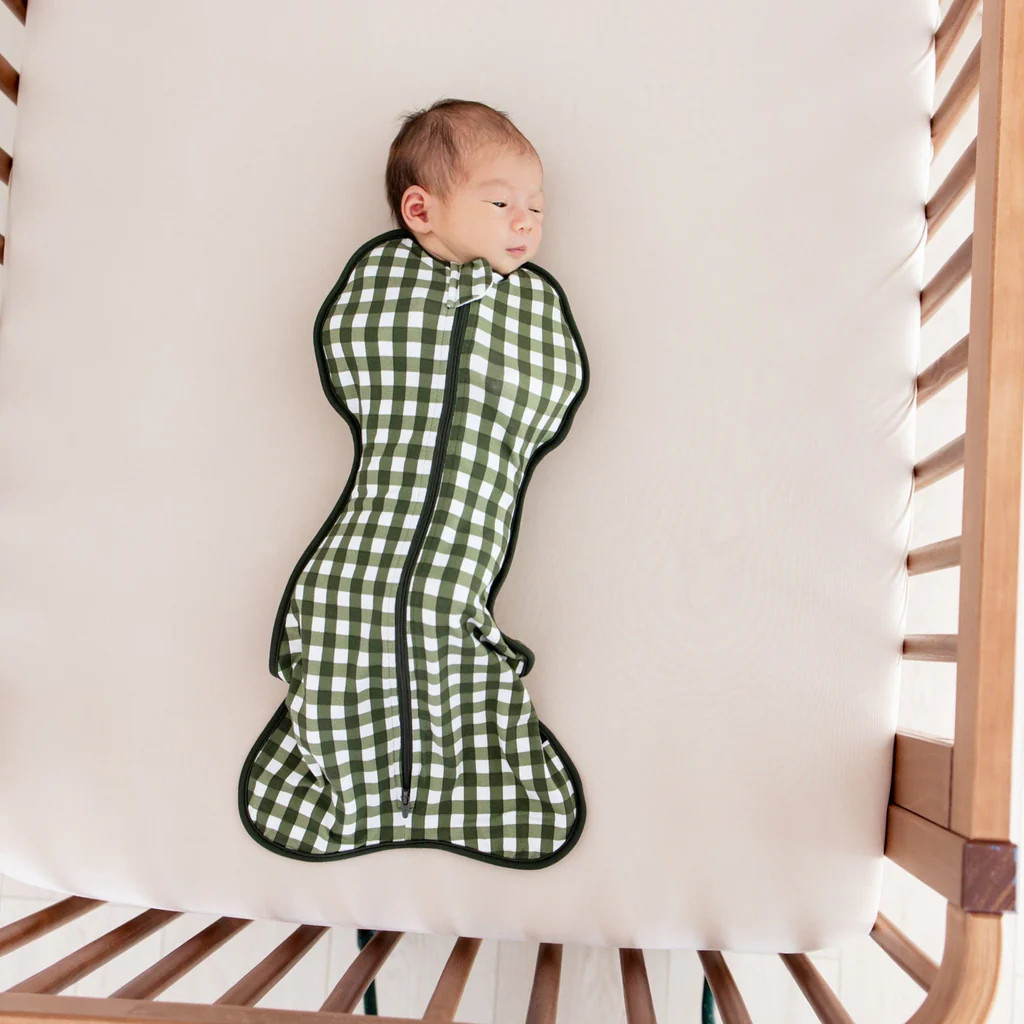 Swaddle Bag in Gingham Fir 0.5 | Kyte Baby