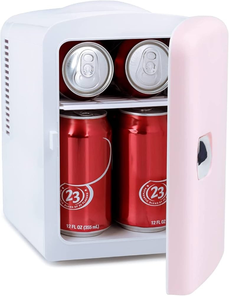 PERSONAL CHILLER Portable Mini Fridge Cooler and Warmer, 4 Liter Capacity Chills Six 12 oz Cans, ... | Amazon (US)