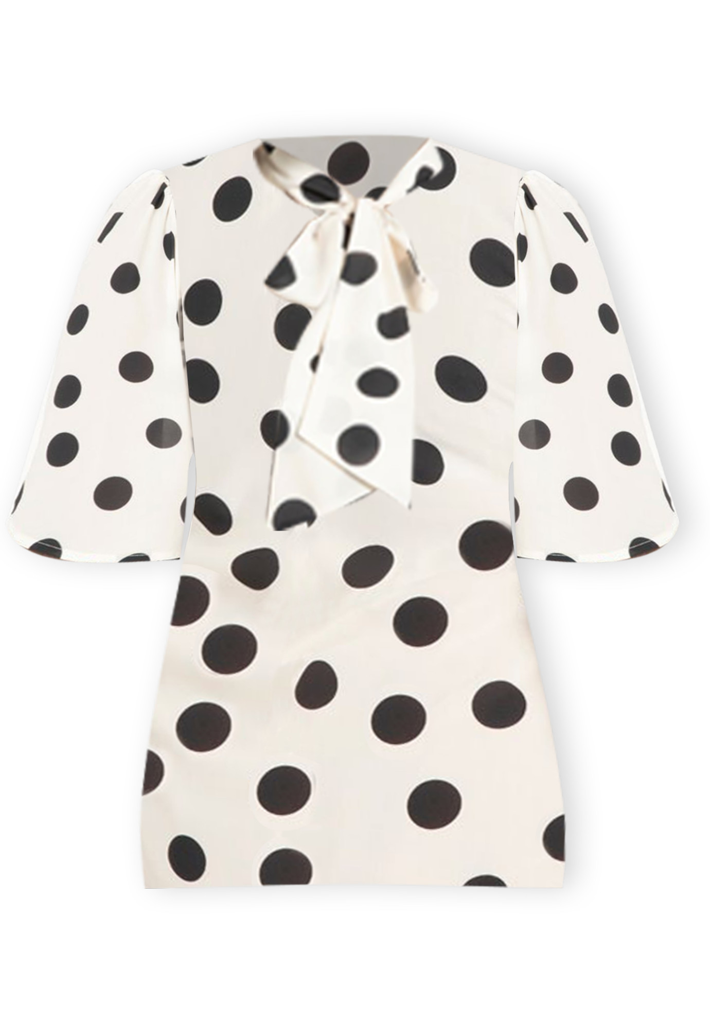 Bow Blouse with Flutter Sleeve | Eloquii