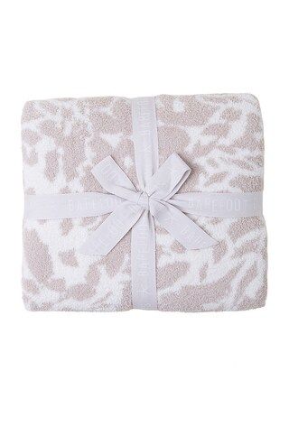 Barefoot Dreams Cozychic Bloom Blanket in Cream-Sand Dollar from Revolve.com | Revolve Clothing (Global)