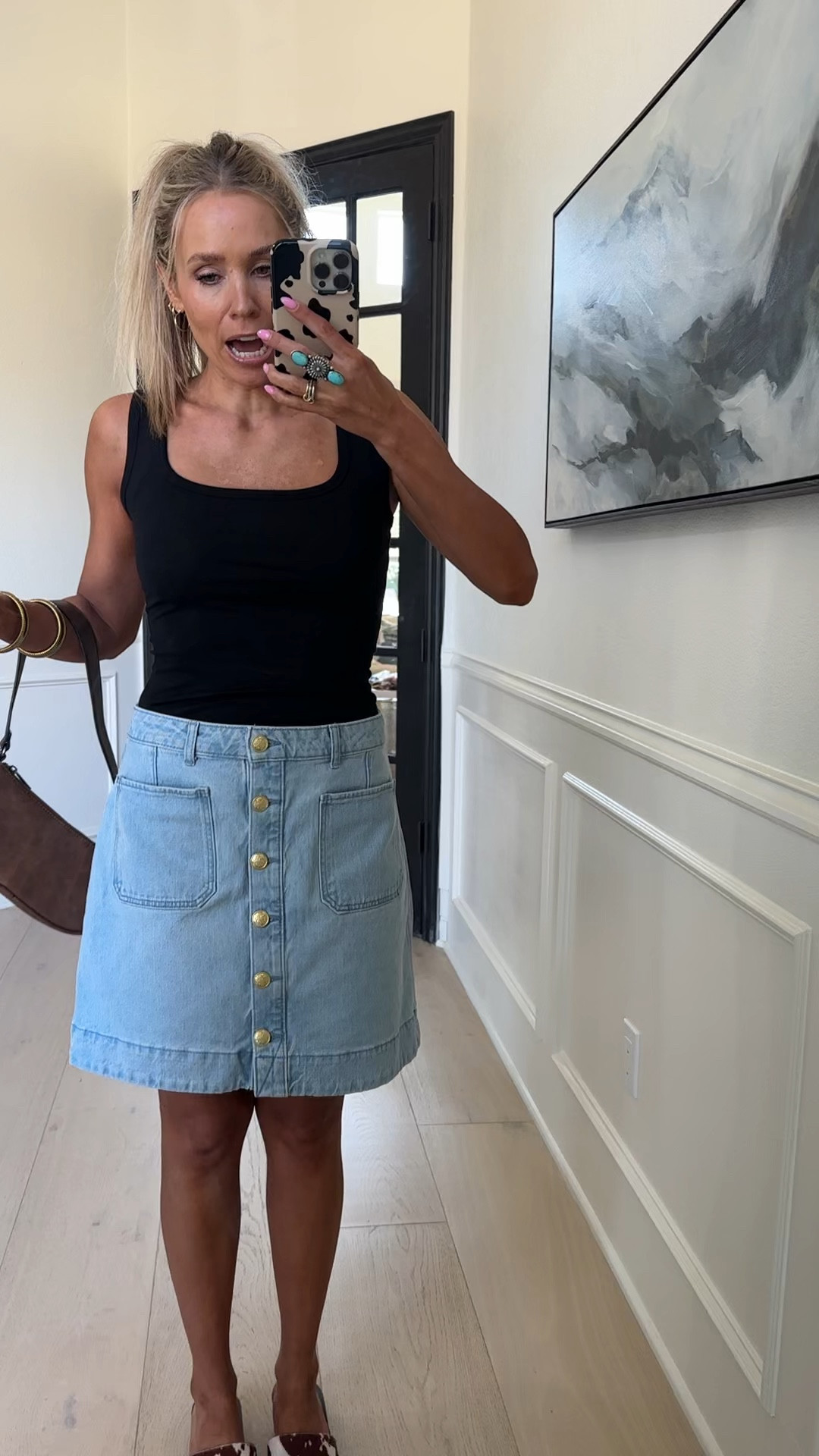 Walmart for the win AGAIN 👏🏼✨👀❤️

Wearing size s / my tts & size 4 in skirt

#LTKWorkwear #LTKmomlife #LTKgrwm