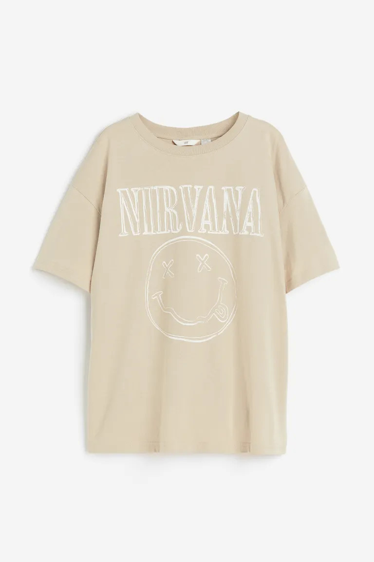 Oversized Printed T-shirt | H&M (US + CA)