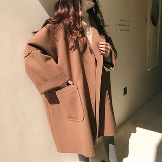 Plain Long Coat | YesStyle Global