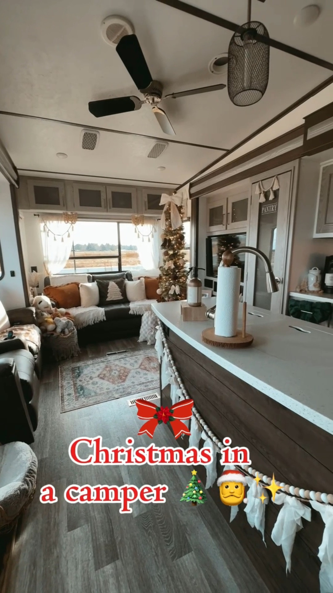 Christmas in a camper, but make it neutral + cozy 🤍🎄Tiny space, big holiday magic ✨ I love how soft textures, warm neutrals, and boho details make our little home feel extra special this season. Proof you don’t need a lot of space to make it feel festive 🕯️🤍 christmas in a camper | camper christmas decor | rv christmas decor | tiny living christmas | tiny home christmas | neutral christmas decor | boho christmas decor | boho holiday home | cozy christmas aesthetic | camper living | full time rv living | fifth wheel decor | small space christmas ideas | minimalist christmas decor | warm neutral home decor | camper home decor | holiday decor inspiration | cozy tiny home

#LTKHome #LTKHoliday #LTKvlog