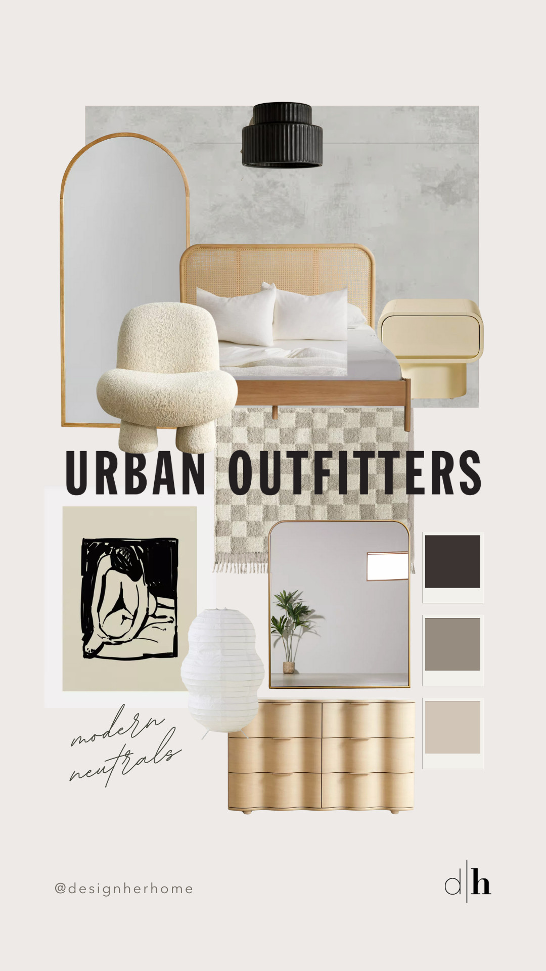 Neutral never looked so good. This modern bedroom design with all Urban Outfitters furniture + decor is the perfect mix of boho and minimalist style. Shop the full look to create your own calm, cozy retreat ✨ 

 #NeutralBedroom #UrbanOutfittersHome #LTKcanada #LTKcasa #LTKstyletip