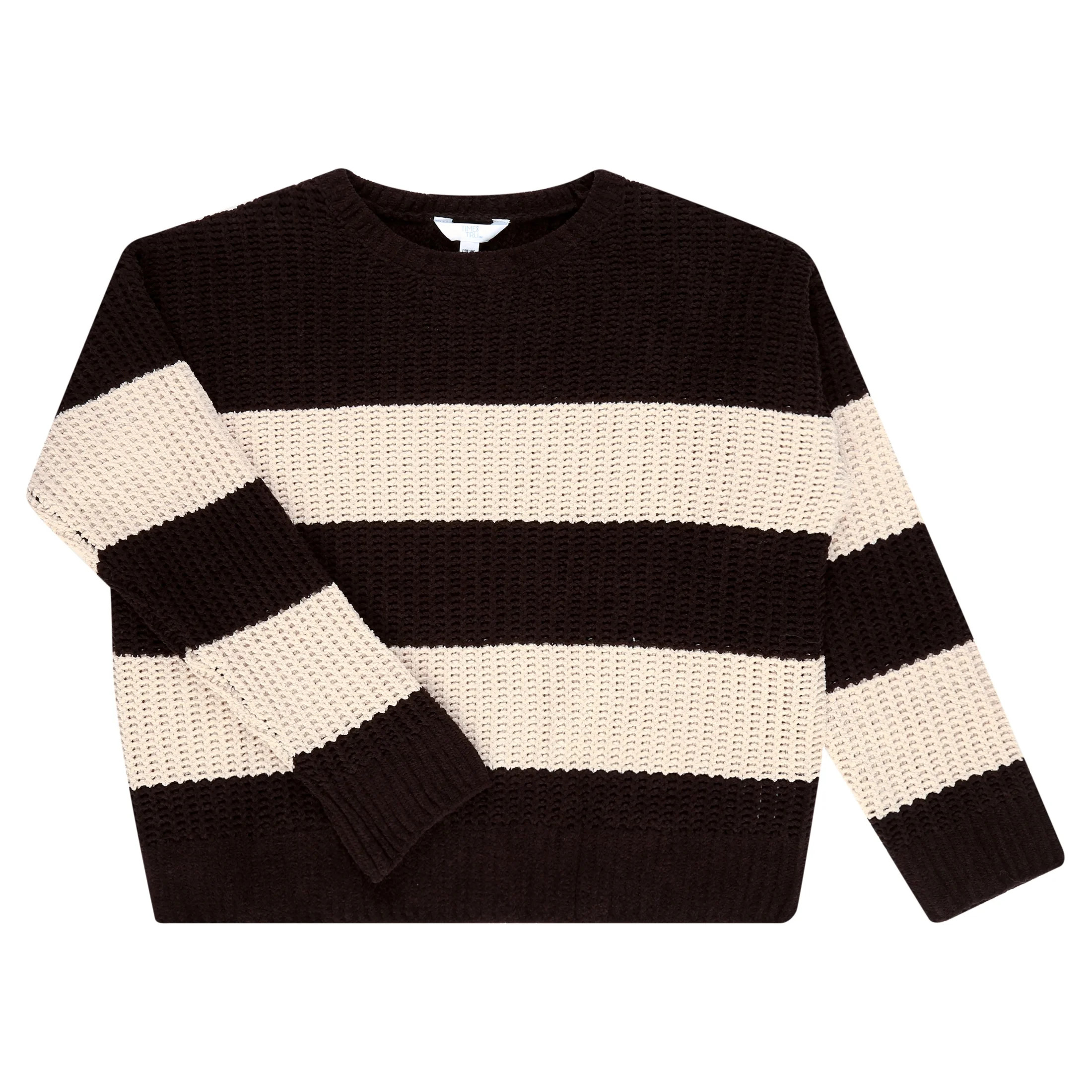 Time and Tru Women's Matte Chenille Sweater, Midweight, Size XS-XXXL - Walmart.com | Walmart (US)