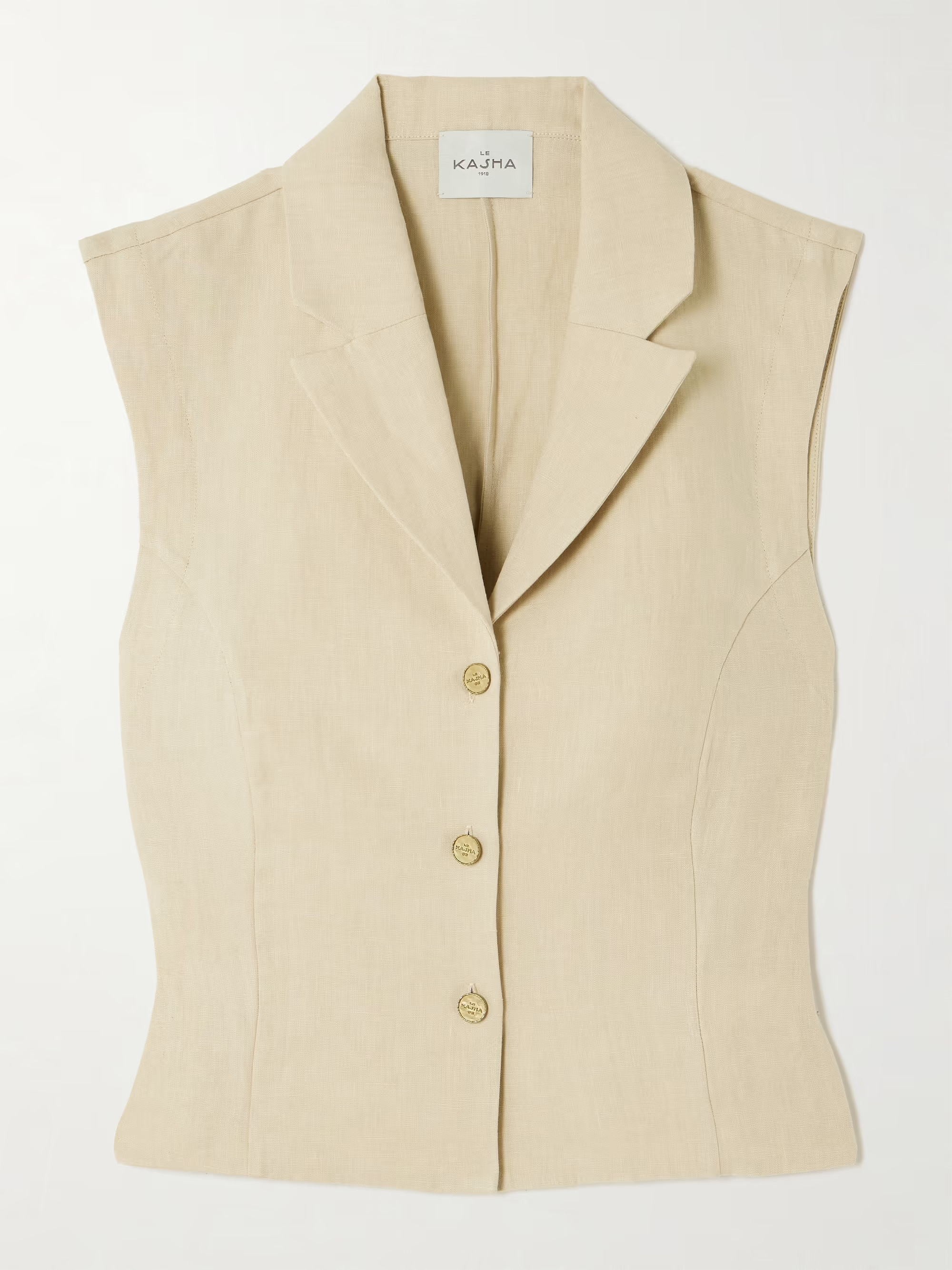 Sawadah linen vest | NET-A-PORTER (US)