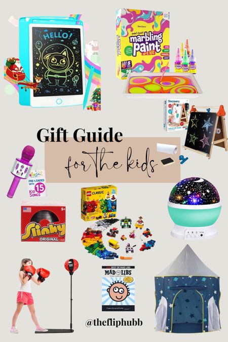 Gift guide for the kids: everything from legos, slinky’s, Stocking stuffers, arts and crafts, and more!

#LTKHoliday #LTKGiftGuide #LTKCyberweek