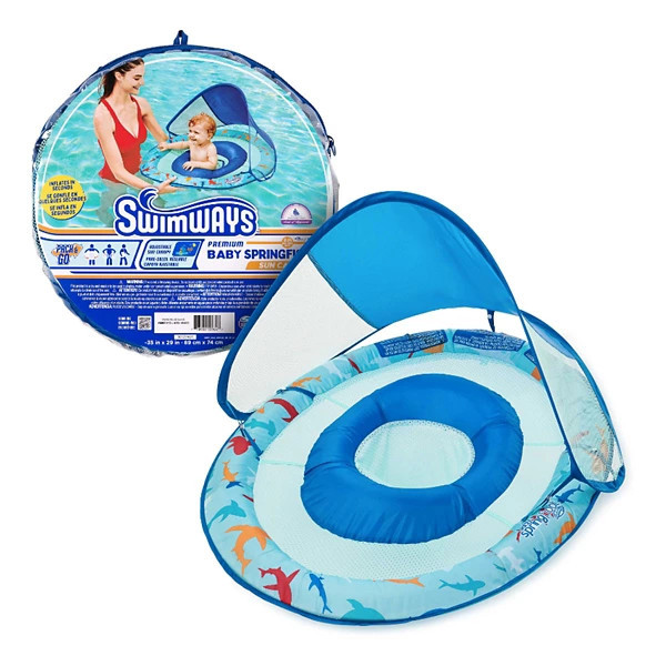 Swimways Sun Canopy Inflateable Baby Spring Float | Scheels