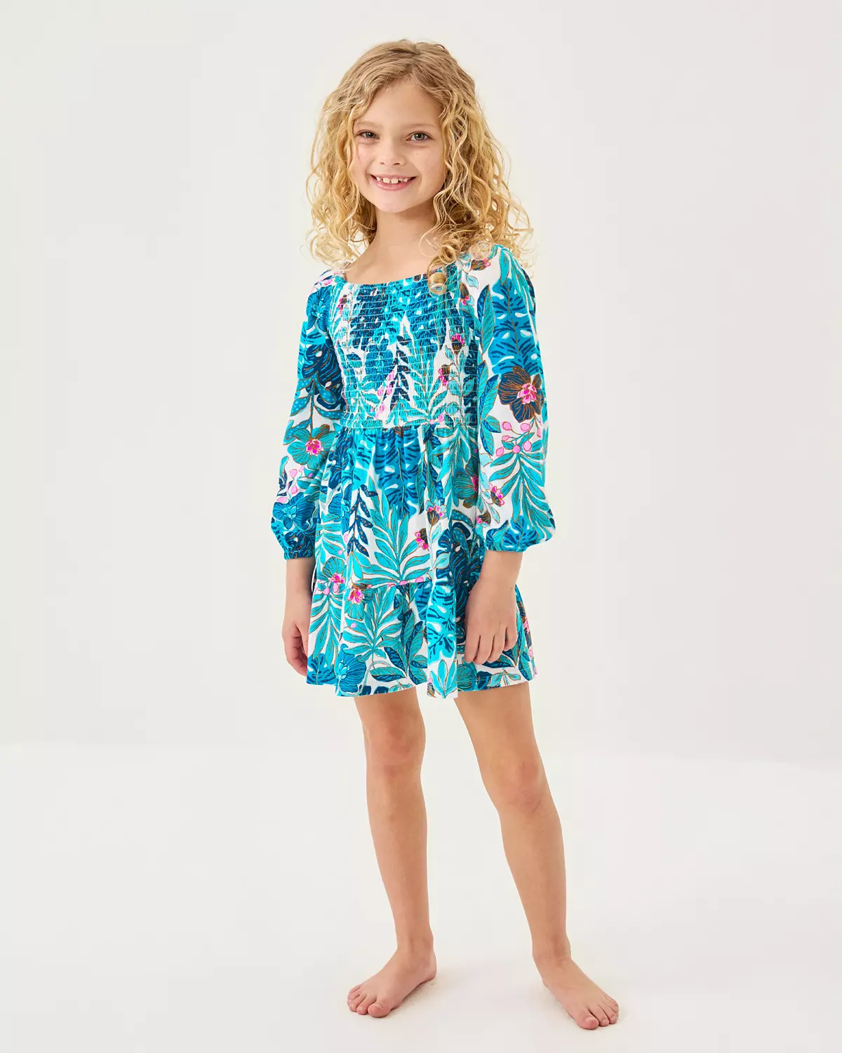 Girls Mini Jilly Long Sleeve Dress | Lilly Pulitzer