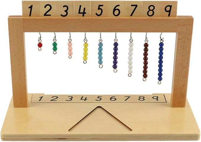 Montessori Hanger for Color Bead Stairs with Beads / Teen Bead Hanger with Beads Preschool Learni... | Amazon (US)