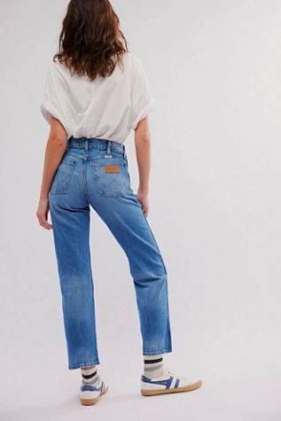 Wrangler Sunset Mid-Rise Straight Jeans | Free People (Global - UK&FR Excluded)