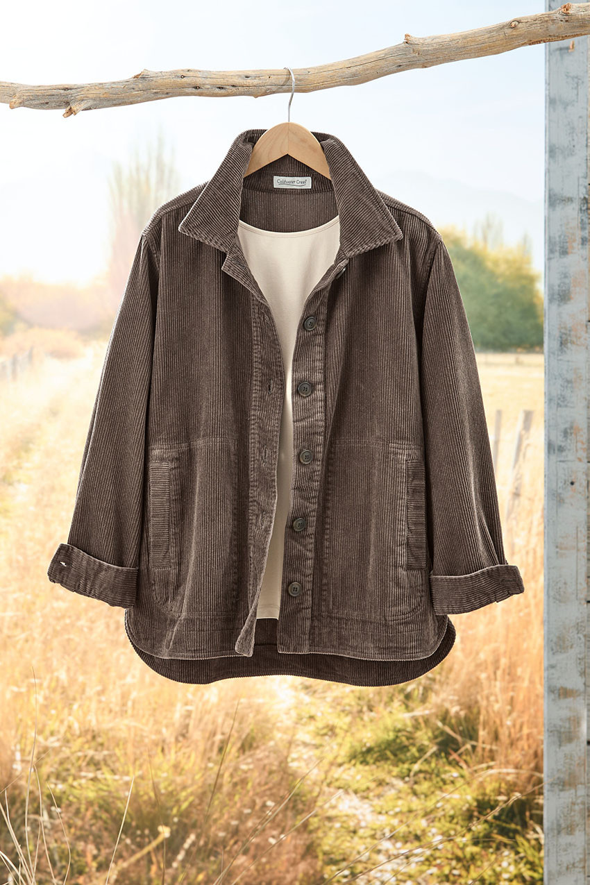 Braeburn Corduroy Shirt Jacket | Coldwater Creek