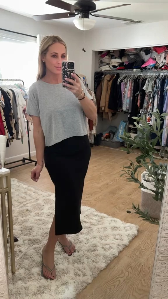 MIDI skirt outfit 

#LTKMidsize #LTKFindsUnder100 #LTKFindsUnder50