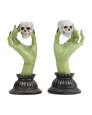 Set Of 2 Witch Hand Taper Candle Holders | Halloween | Marshalls | Marshalls