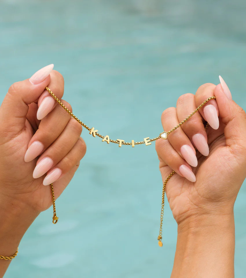 Custom Name Necklace (Gold) | Abbott Lyon