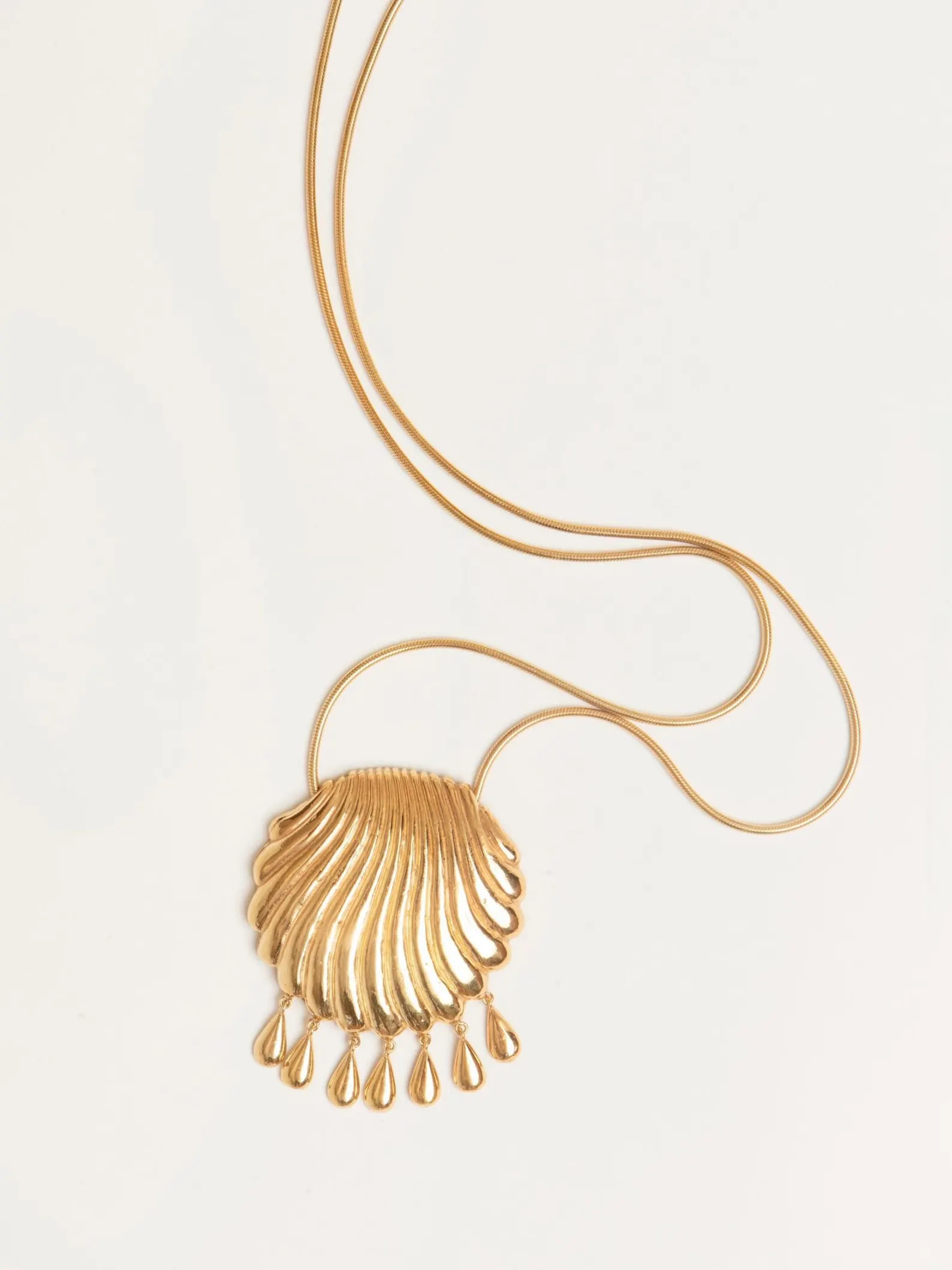 Oversized Shell Necklace: 24K Gold Vermeil, Pamela Card - Etsy | Etsy (US)