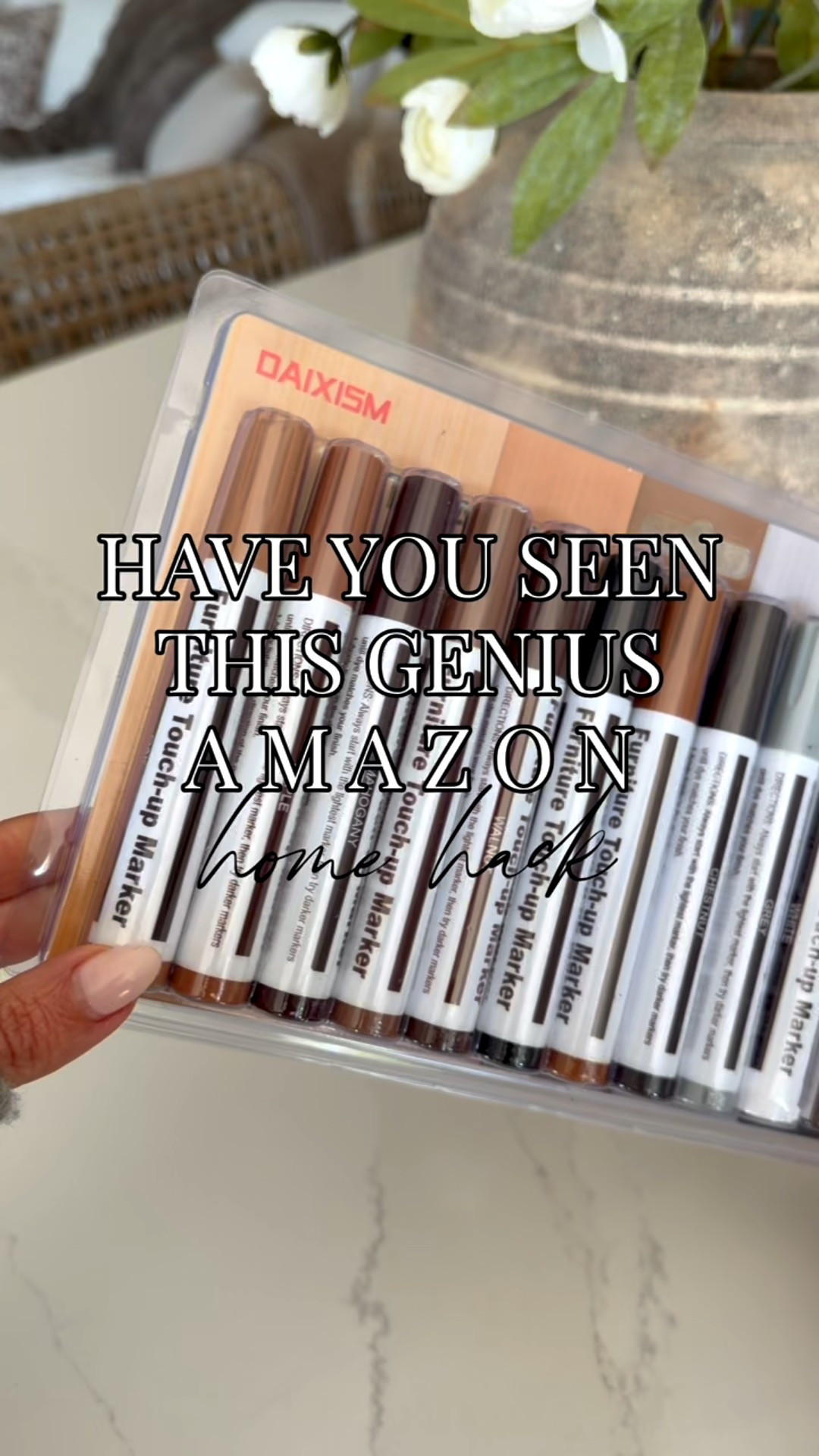 Have you seen this genius Amazon home hack? The perfect set to cover up any chipped paint on walls, doors, cabinets, and more. Furniture repair kit. So many color options. 

#LTKSaleAlert #LTKHome #LTKmomlife