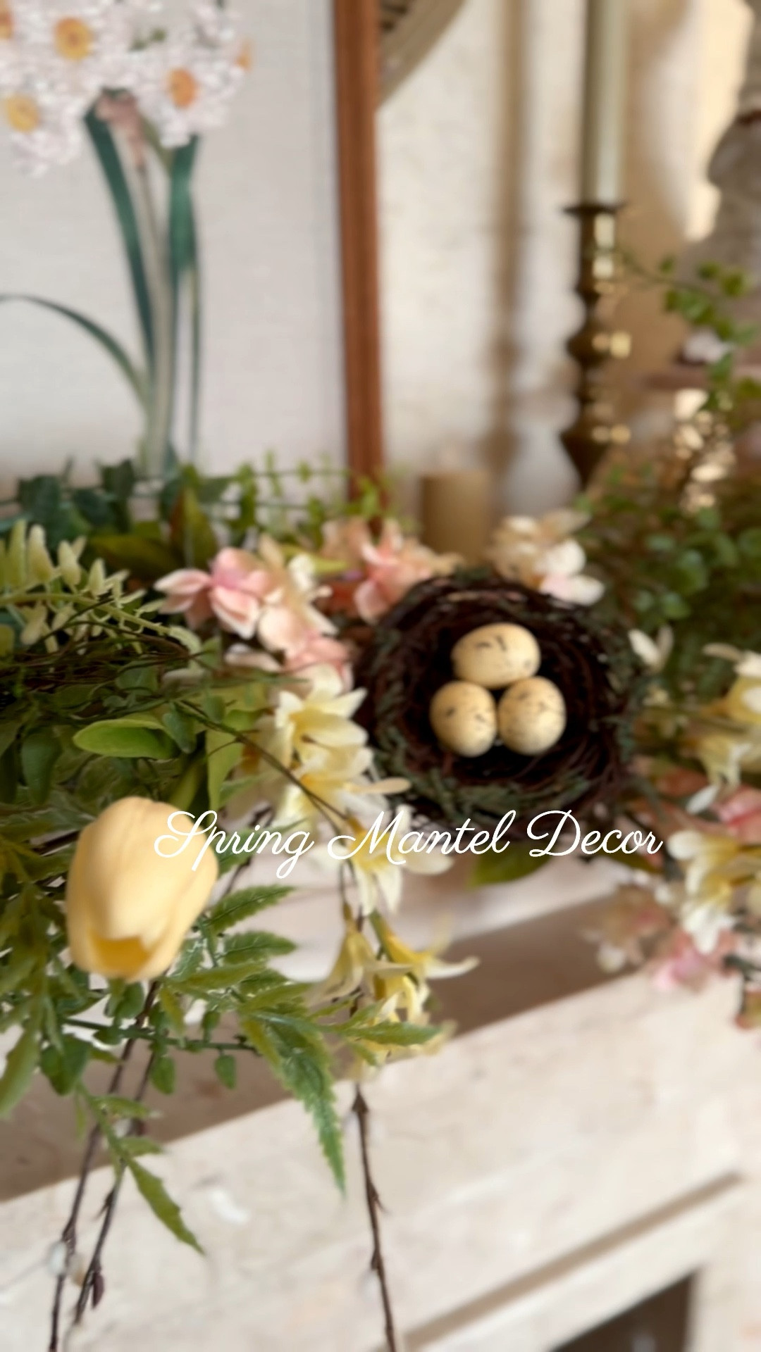 Spring living room mantel decor, faux tulips, white bunnies, @Michaels faux spring flowers, Easter decor

#LTKHome #LTKSeasonal #LTKSaleAlert