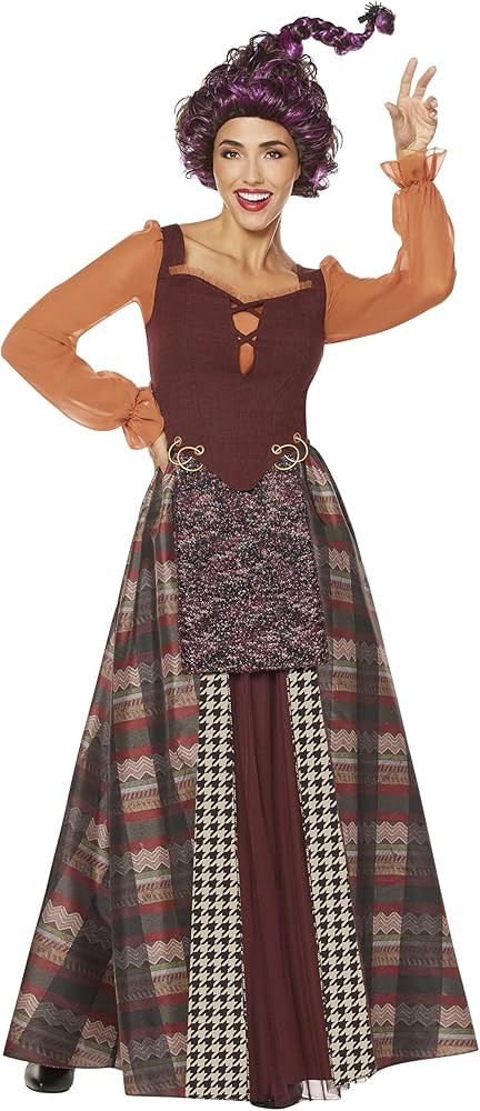 Hocus Pocus Adult Mary Sanderson Costume | Officially Licensed | Witch Cosplay | TV and Movie Cos... | Amazon (US)