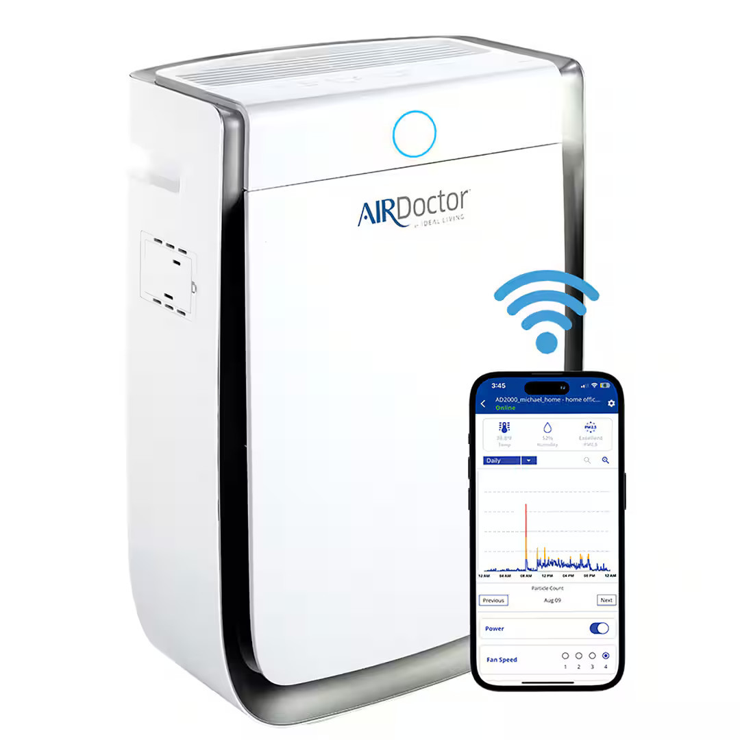AIR Doctor - AIRDOCTOR 3500i SMART Air Purifier for Living Rooms Bedrooms 3 Stage Filtration UltraHEPA Carbon/VOC - White | Best Buy U.S.