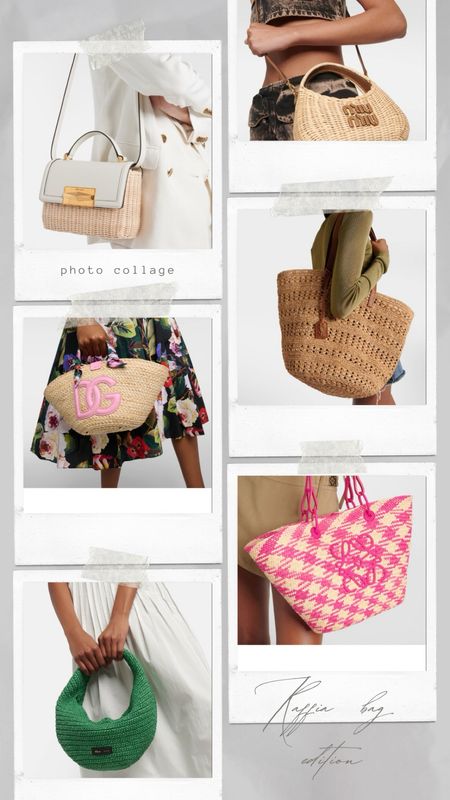 Raffia bags
Summer bags

#LTKGiftGuide #LTKtravel #LTKitbag