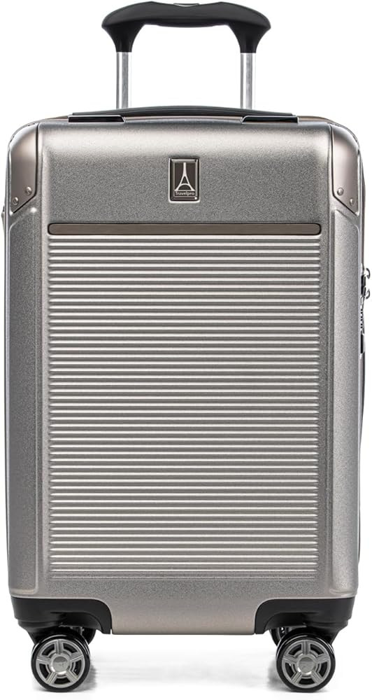 Travelpro Platinum Elite Hardside Expandable Carry on Luggage, 8 Wheel Spinner, TSA Lock, Hard Sh... | Amazon (US)