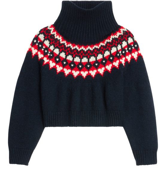 Short jumper with high collar - CELINE | 24S US