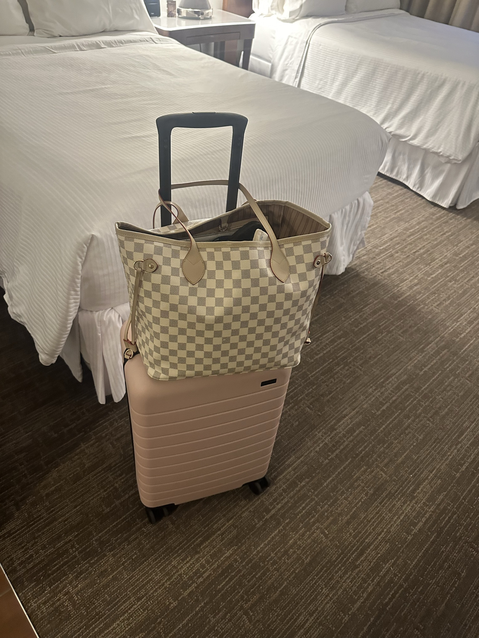 My favorite bag and suitcase. Perfect for travel. 

#LTKItBag #LTKTravel #LTKPetite