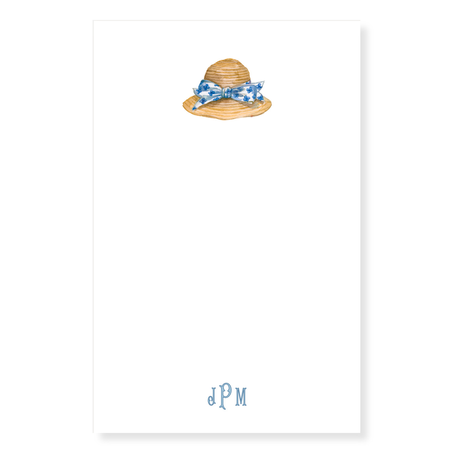 Sun Hat Personalized Notepad — Simply Jessica Marie | Simply Jessica Marie