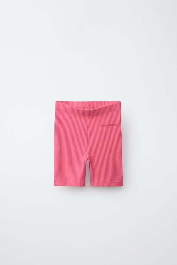 RIBBED TEXTURED CYCLING LEGGINGS | Zara US