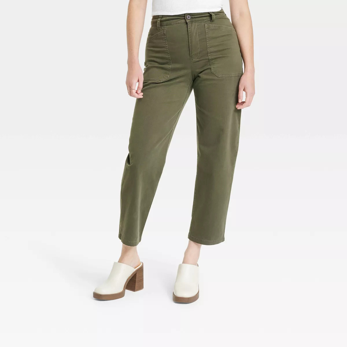 Women's High-Rise Barrel Leg Pants - Universal Thread™ | Target