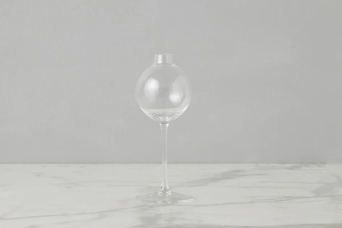 Clear Wine Glass Vase, SmallDefault Title | etúHOME