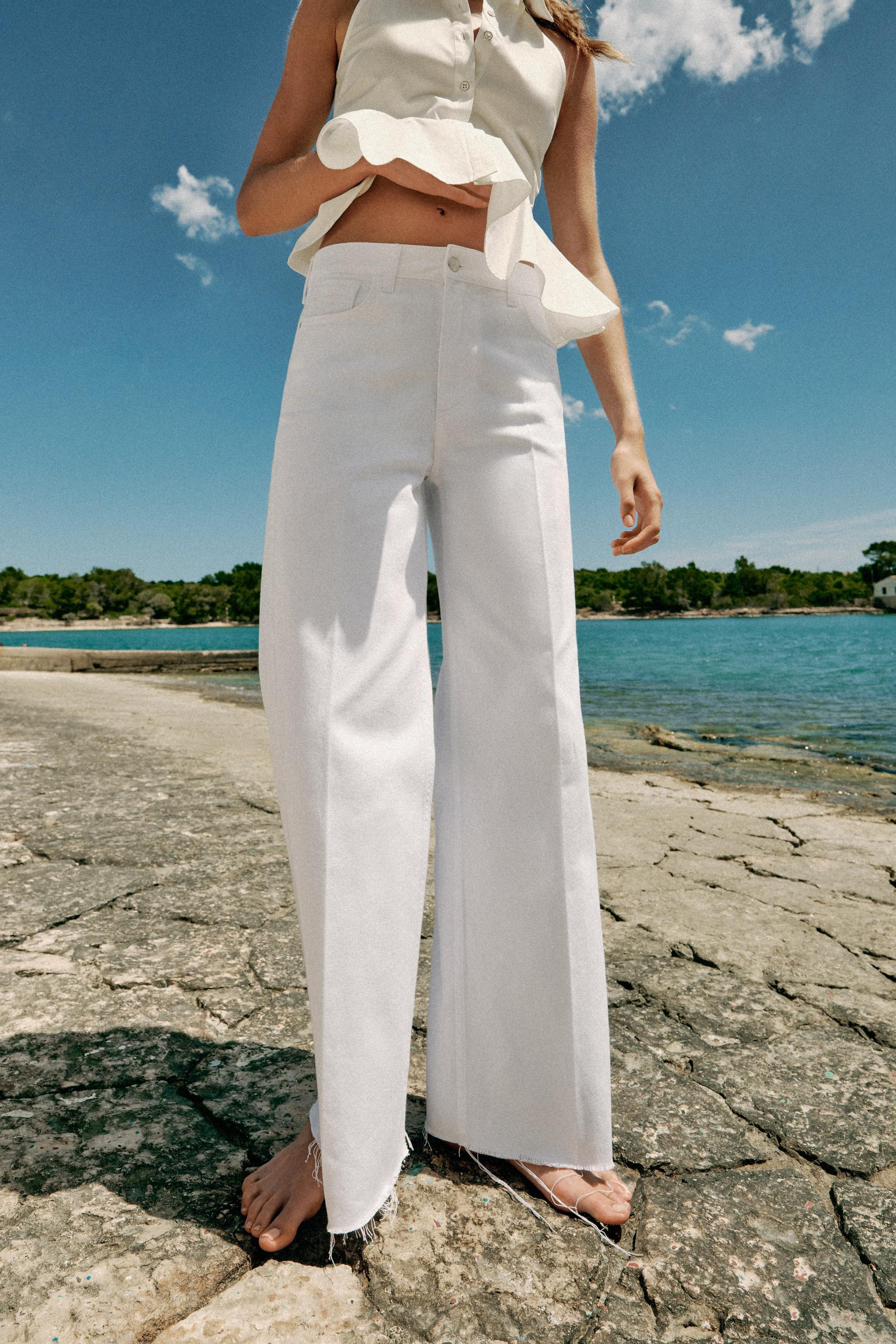 Z1975 MID-RISE STRAIGHT LEG JEANS | Zara US