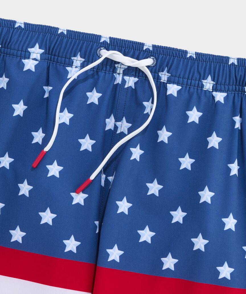 7 Inch Printed Chappy Swim Trunks | vineyard vines