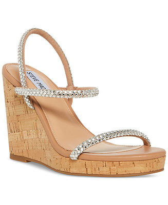 Women's Udell Rhinestone Strappy Wedge Sandals | Macys (US)