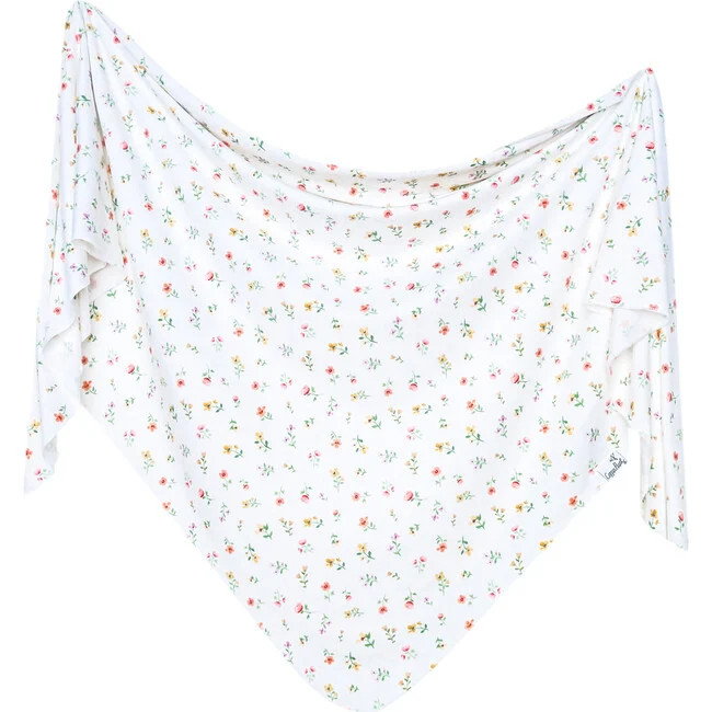 Blankets | Knit Blanket Single, Eloise (Prints) Copper Pearl | Maisonette | Maisonette