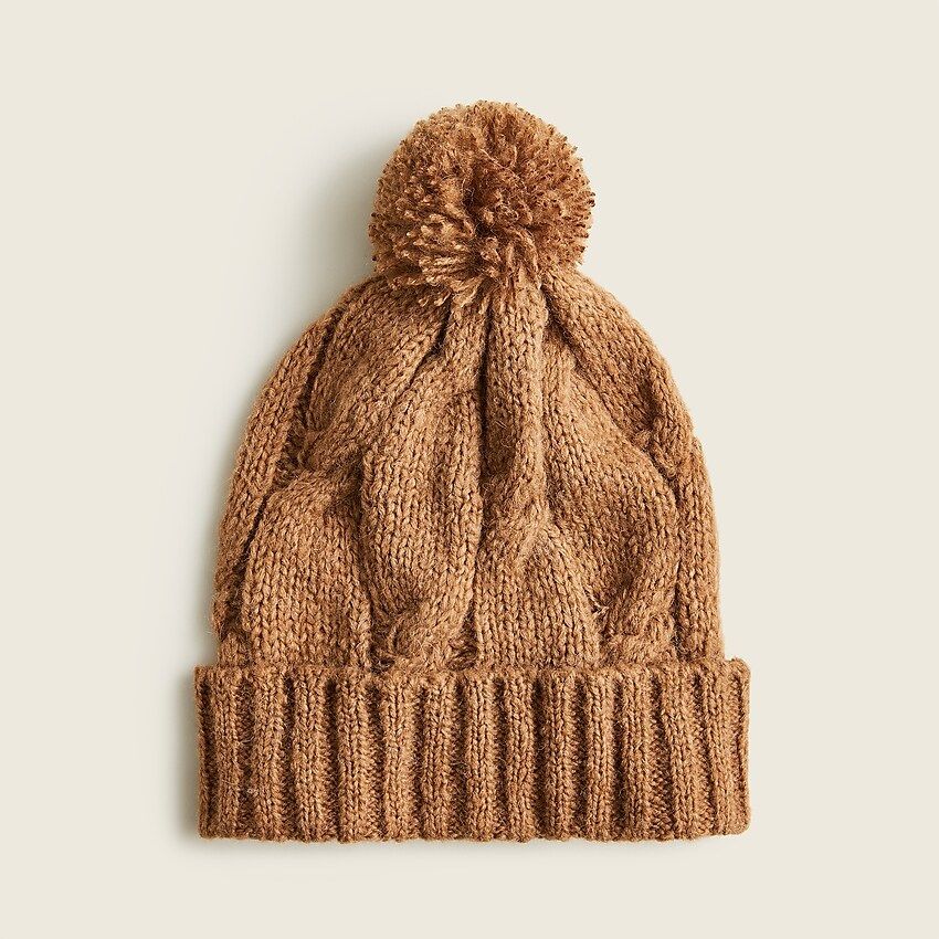 Chunky cable-knit beanie | J.Crew US