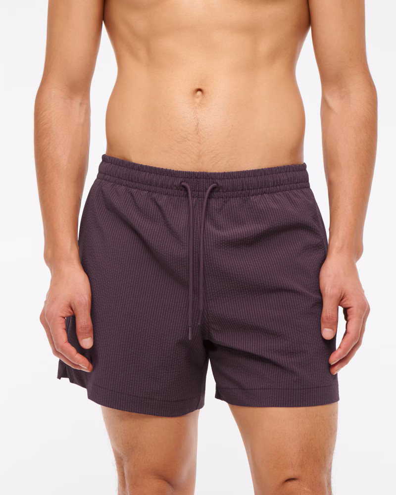 Men's Pull-On Seersucker Swim Trunk | Men's Swimwear | Abercrombie.com | Abercrombie & Fitch (US)
