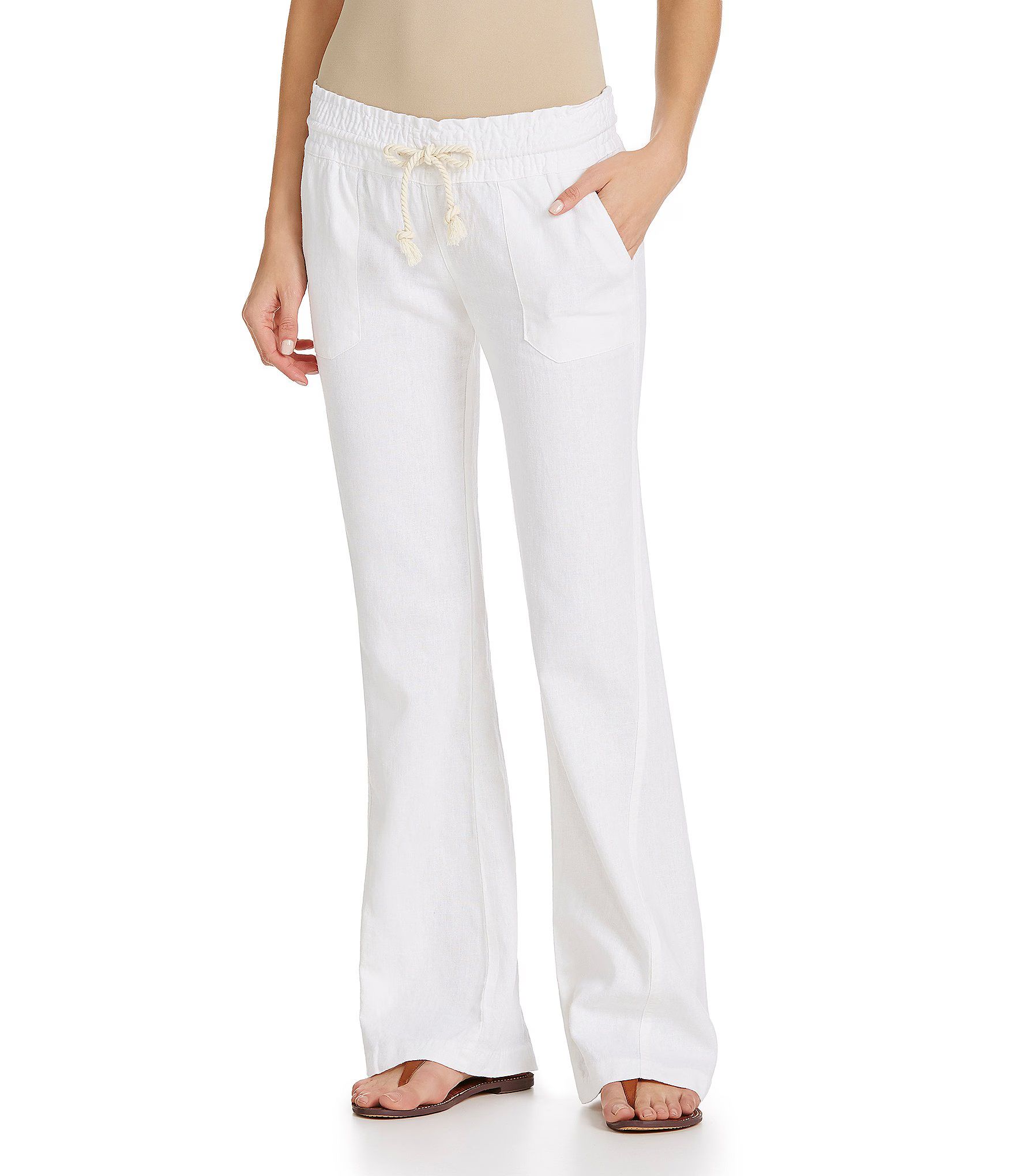 Roxy Oceanside Linen-Blend Pants | Dillards Inc.
