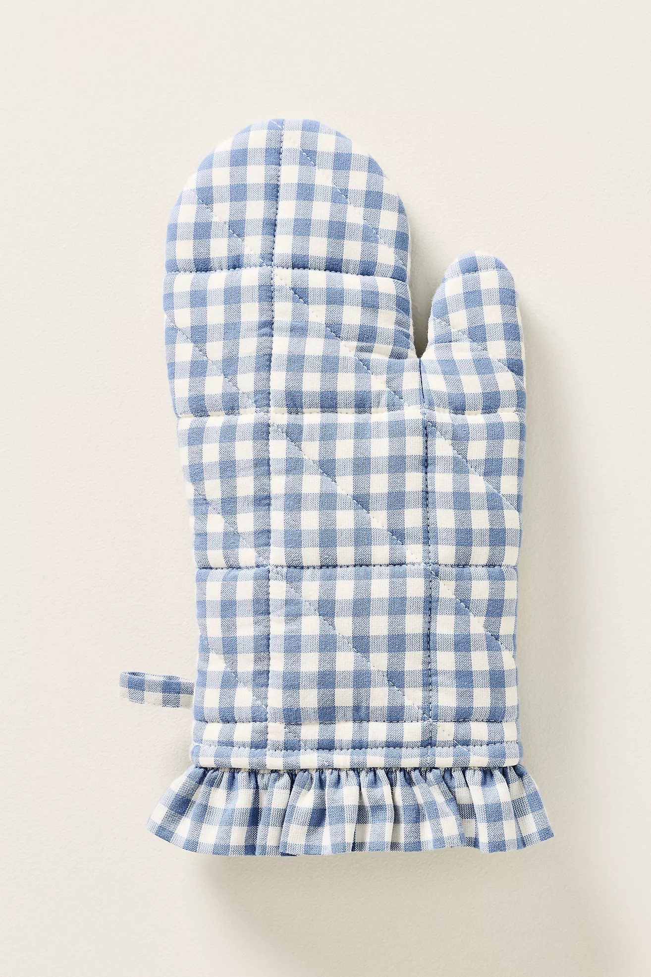 Brynn Gingham Oven Mitt | Anthropologie (US)