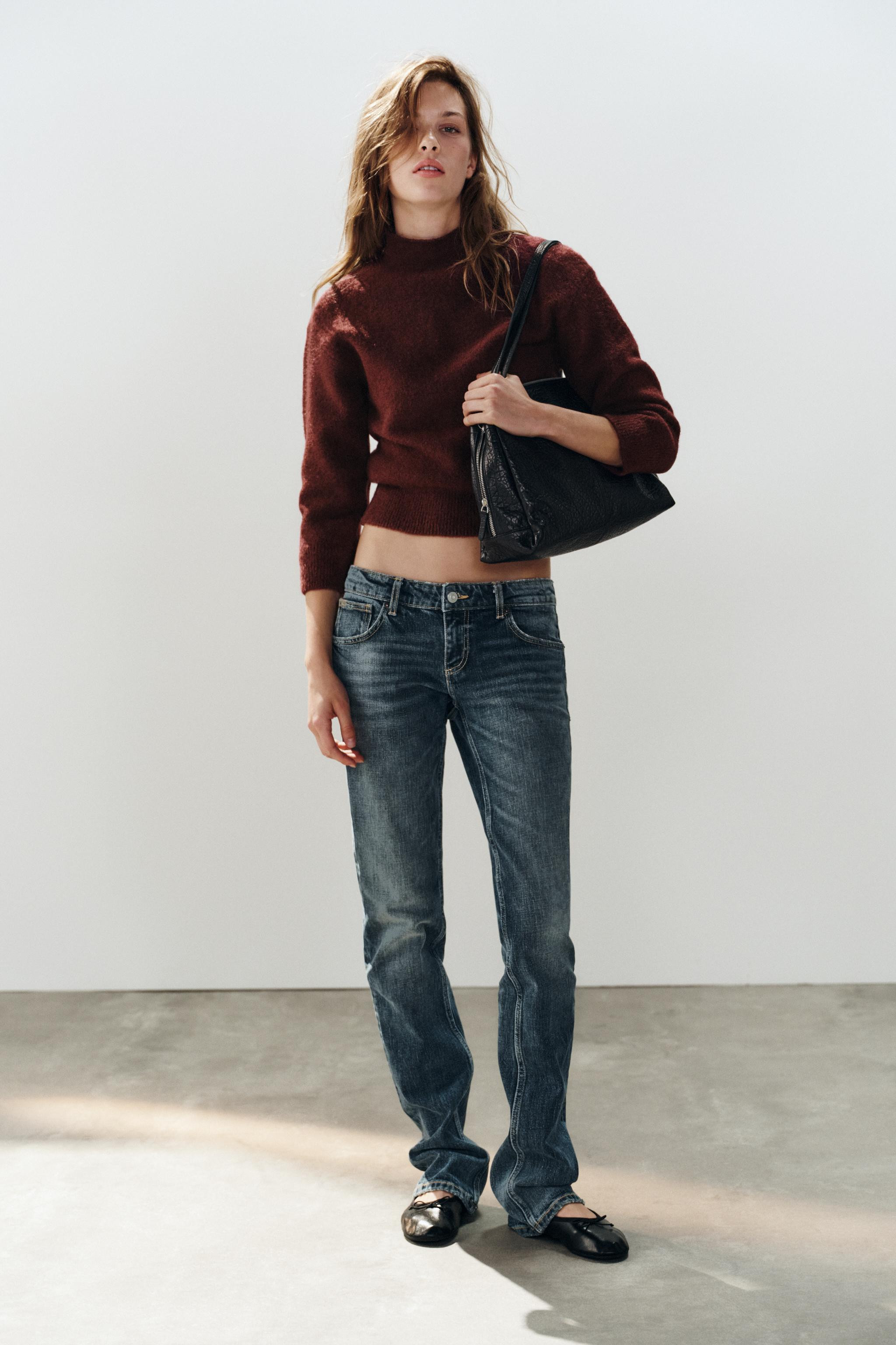 SOFT KNIT HIGH NECK JUMPER | Zara UK
