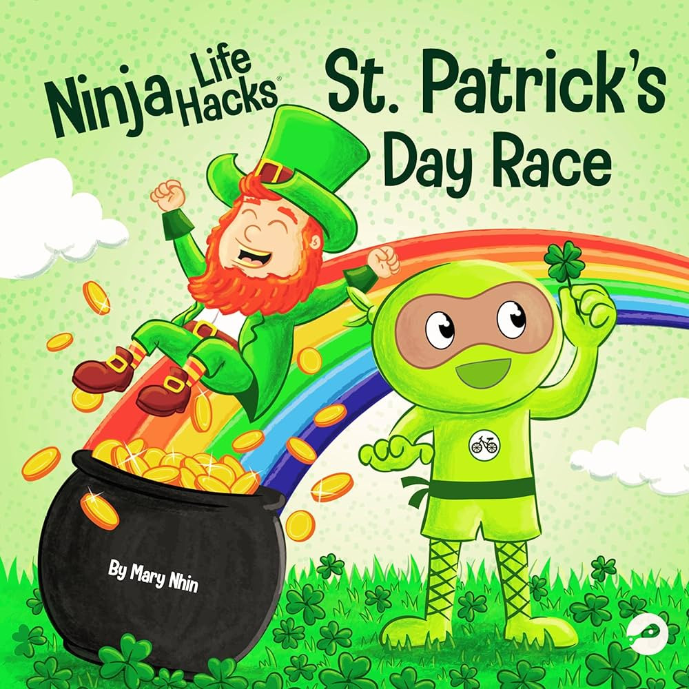 Ninja Life Hacks St. Patrick's Day Race: A Rhyming Children's Book About a St. Patty's Day Race, ... | Amazon (US)