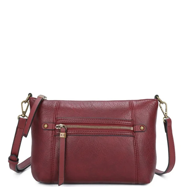 Mia Women Medium Multi Functional Crossbody Bag by Ampere Creations - Burgundy | Walmart (US)