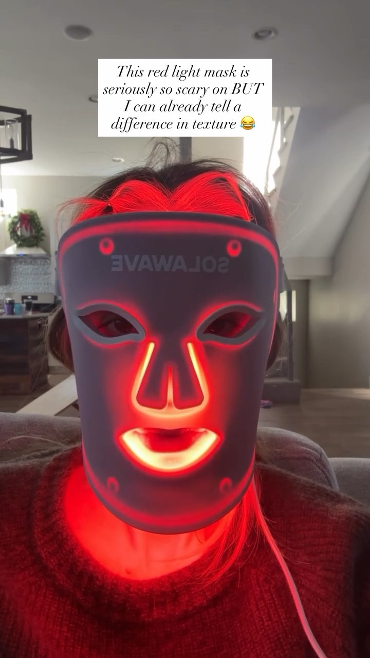 This red light mask is seriously so scary on BUT I can already tell a difference in texture 😂

#LTKselfcare #LTKgrwm #LTKCyberWeek