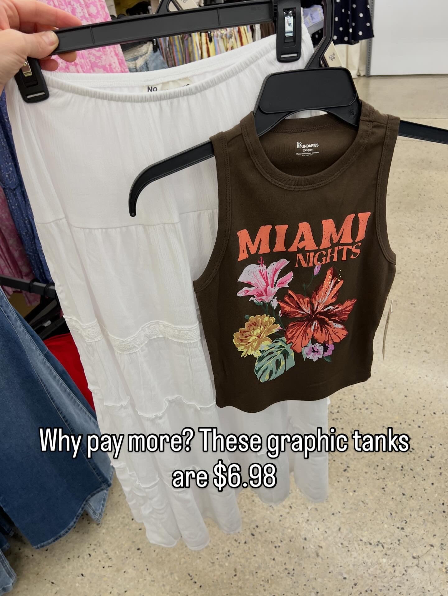Walmart maxi skit and graphic tank #walmartfashion 