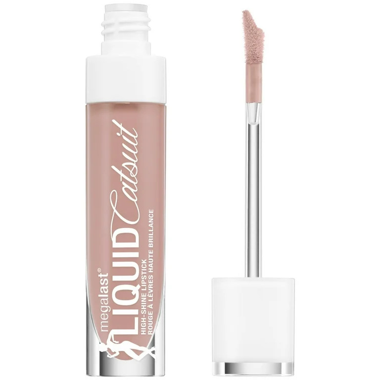 wet n wild MegaLast Liquid Catsuit High-Shine Lipstick, Caught You Bare-Naked | Walmart (US)