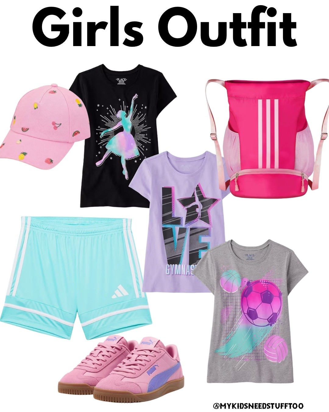 Girls sports outfit