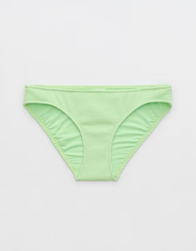 Aerie Crinkle Full Coverage Bikini Bottom | Aerie
